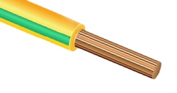ПВ-3 10,0 Провод установочный (желто-зеленый)