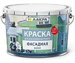 Краска фасадная всесезонная Лакра Белый 14кг Л-С