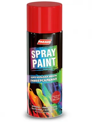Эмаль аэрозольная PARADE Spray Paint RAL9005 Черный матовый 400 мл