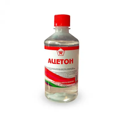 Ацетон 0,5л ПЭТ бутылка
