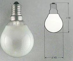 Лампа ДШ МТ 40Вт Е14  140шт. в упаковке